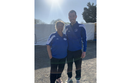 Nos joueurs au championnat doublette mixte !